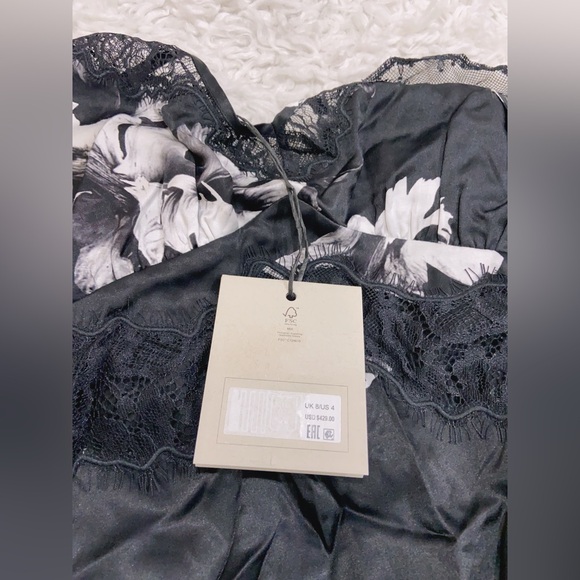 NWT $429 AllSaints Jasmine Floral Print Dress - Picture 11 of 13